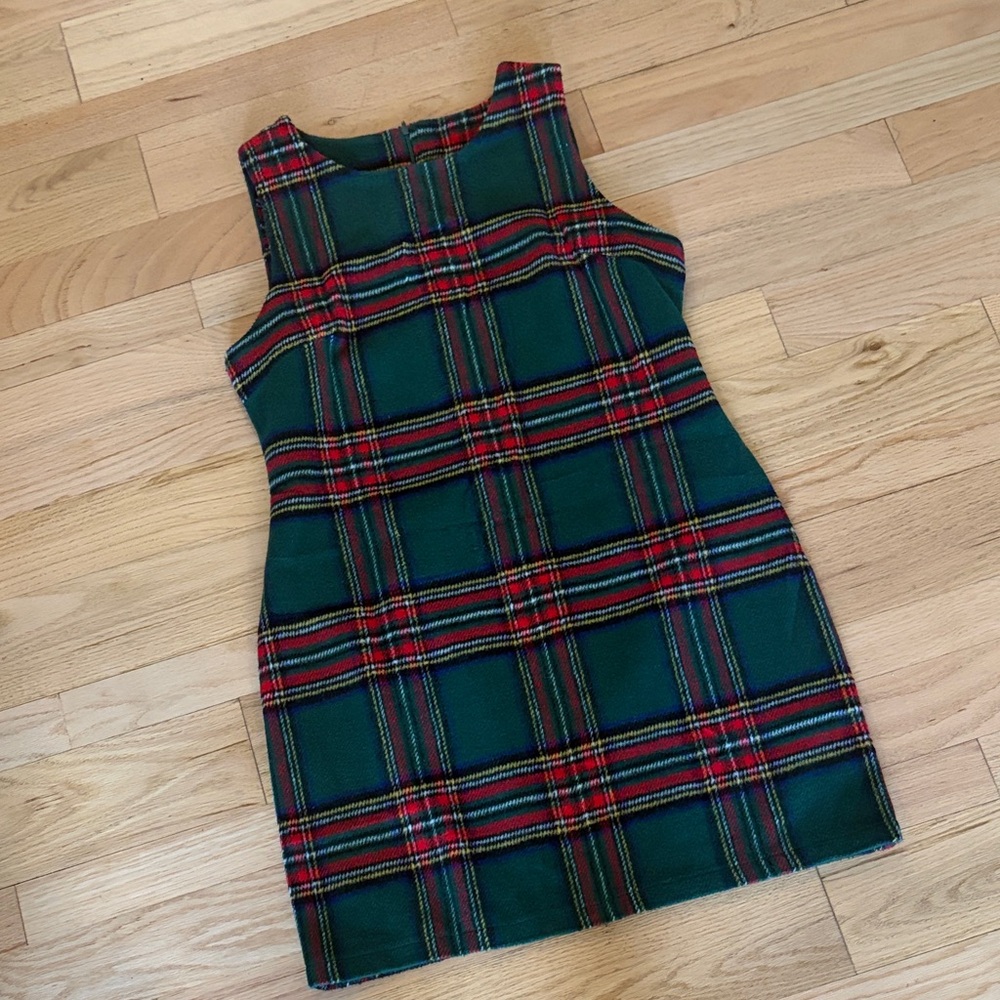 Plaid Sleeveless Dress
